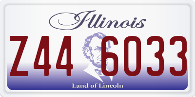 IL license plate Z446033
