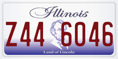 IL license plate Z446046