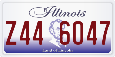 IL license plate Z446047