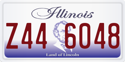 IL license plate Z446048