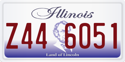 IL license plate Z446051
