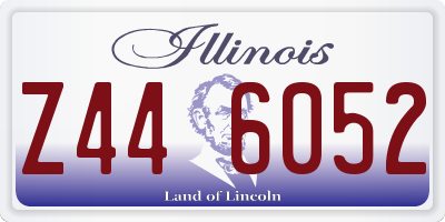 IL license plate Z446052