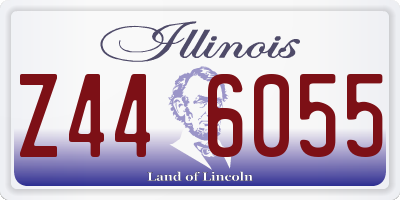 IL license plate Z446055