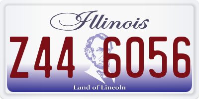 IL license plate Z446056