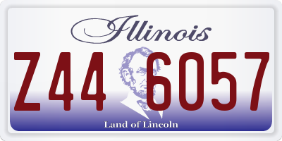 IL license plate Z446057