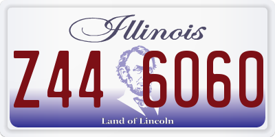 IL license plate Z446060