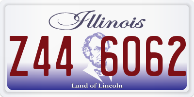 IL license plate Z446062