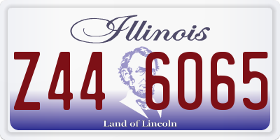 IL license plate Z446065