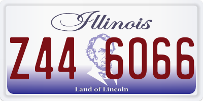 IL license plate Z446066