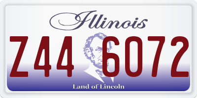IL license plate Z446072
