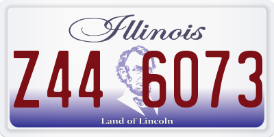 IL license plate Z446073
