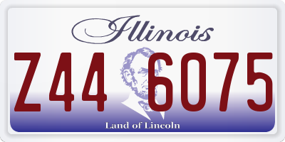 IL license plate Z446075
