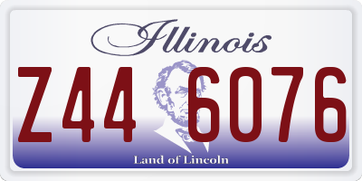 IL license plate Z446076
