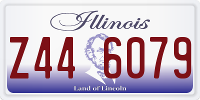 IL license plate Z446079