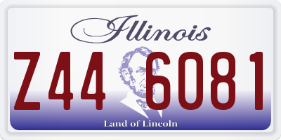 IL license plate Z446081