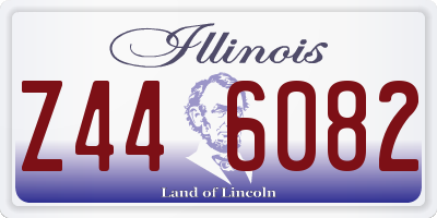IL license plate Z446082