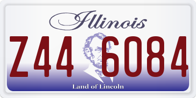 IL license plate Z446084