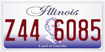 IL license plate Z446085
