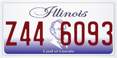 IL license plate Z446093