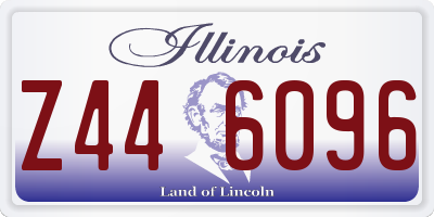IL license plate Z446096