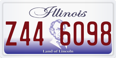 IL license plate Z446098
