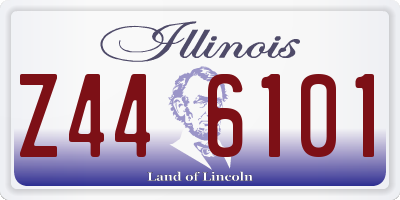 IL license plate Z446101