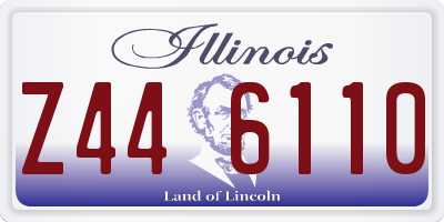 IL license plate Z446110