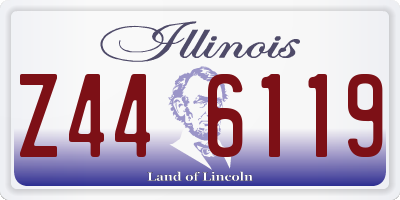 IL license plate Z446119