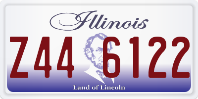IL license plate Z446122