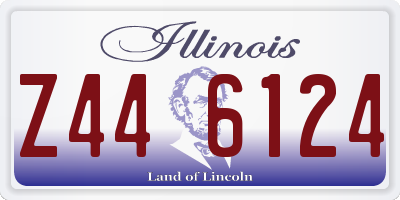 IL license plate Z446124