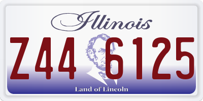 IL license plate Z446125