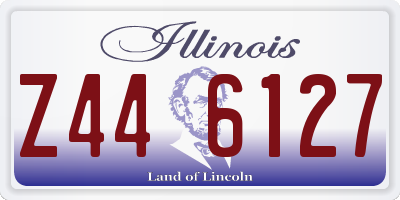 IL license plate Z446127