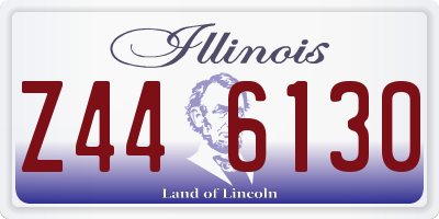IL license plate Z446130