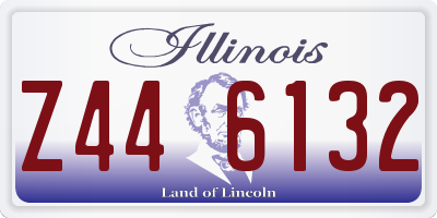 IL license plate Z446132
