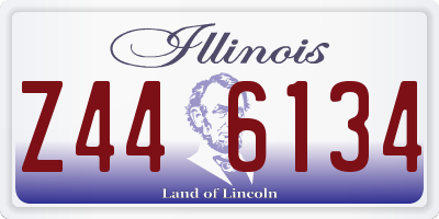 IL license plate Z446134