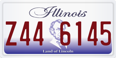 IL license plate Z446145