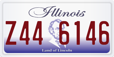 IL license plate Z446146