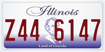 IL license plate Z446147