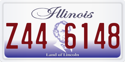 IL license plate Z446148