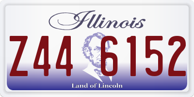 IL license plate Z446152