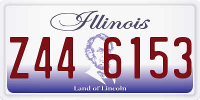 IL license plate Z446153