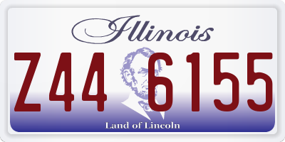IL license plate Z446155