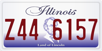 IL license plate Z446157