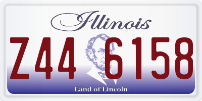 IL license plate Z446158