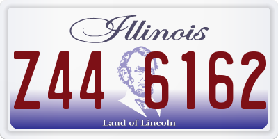 IL license plate Z446162