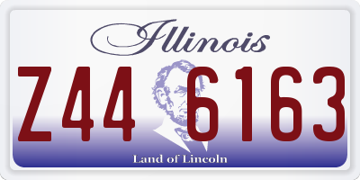 IL license plate Z446163