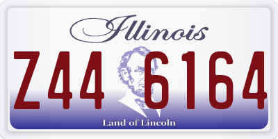 IL license plate Z446164