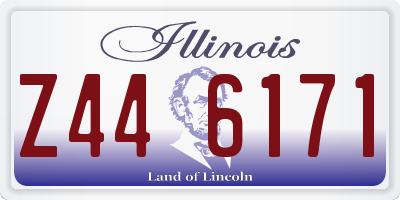 IL license plate Z446171