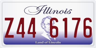 IL license plate Z446176