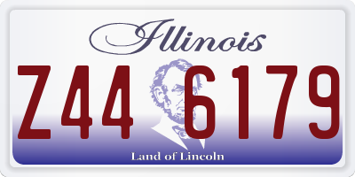 IL license plate Z446179